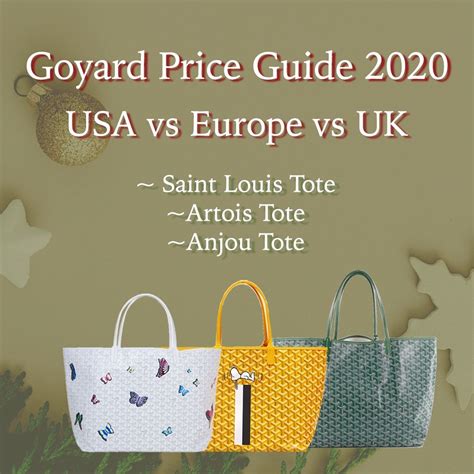 The 2020 Goyard Tote Price Guide 